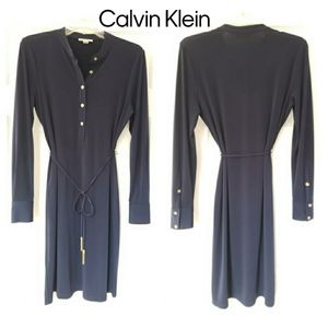 Calvin Klein Navy Blue Dress NWOT
